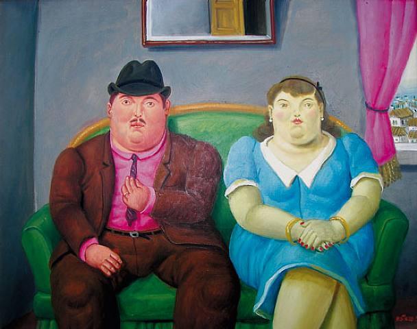 Fernando Botero Man And Woman